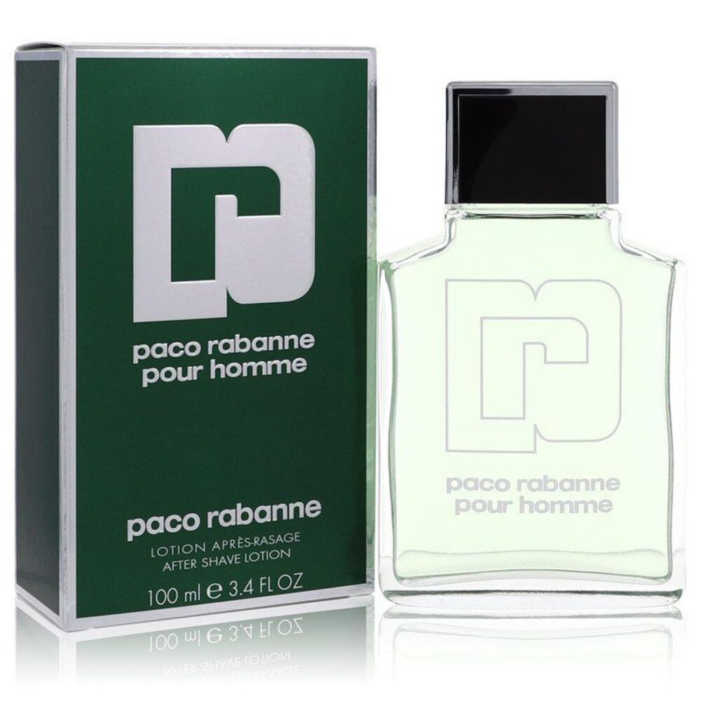 Paco Rabanne Pour Homme After Shave Lotion Men Green Aftershave